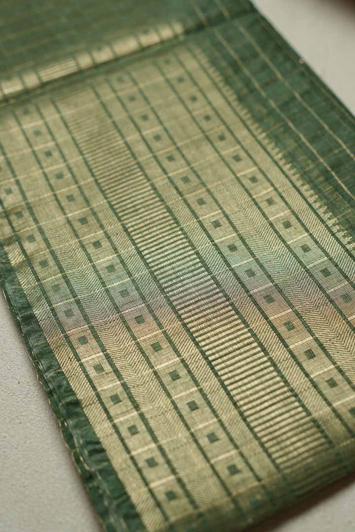 Linen Cotton Saree TSA094