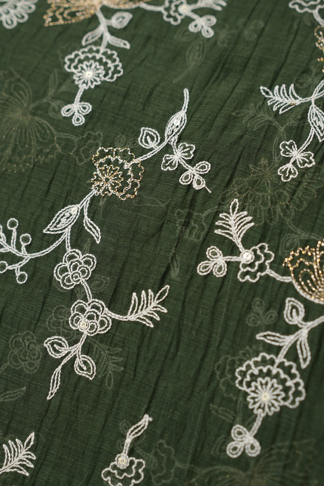 Mul Chanderi Material TRF4730 Thread Work