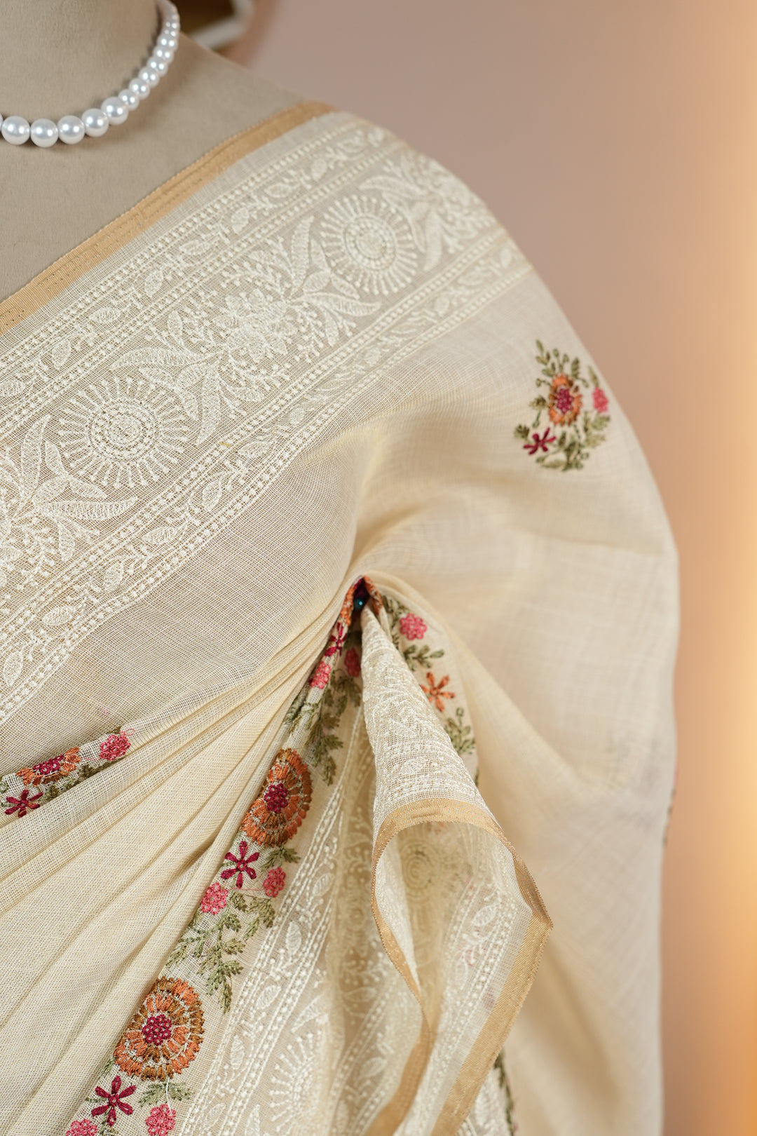 Linen Tissue Saree TSA4762
