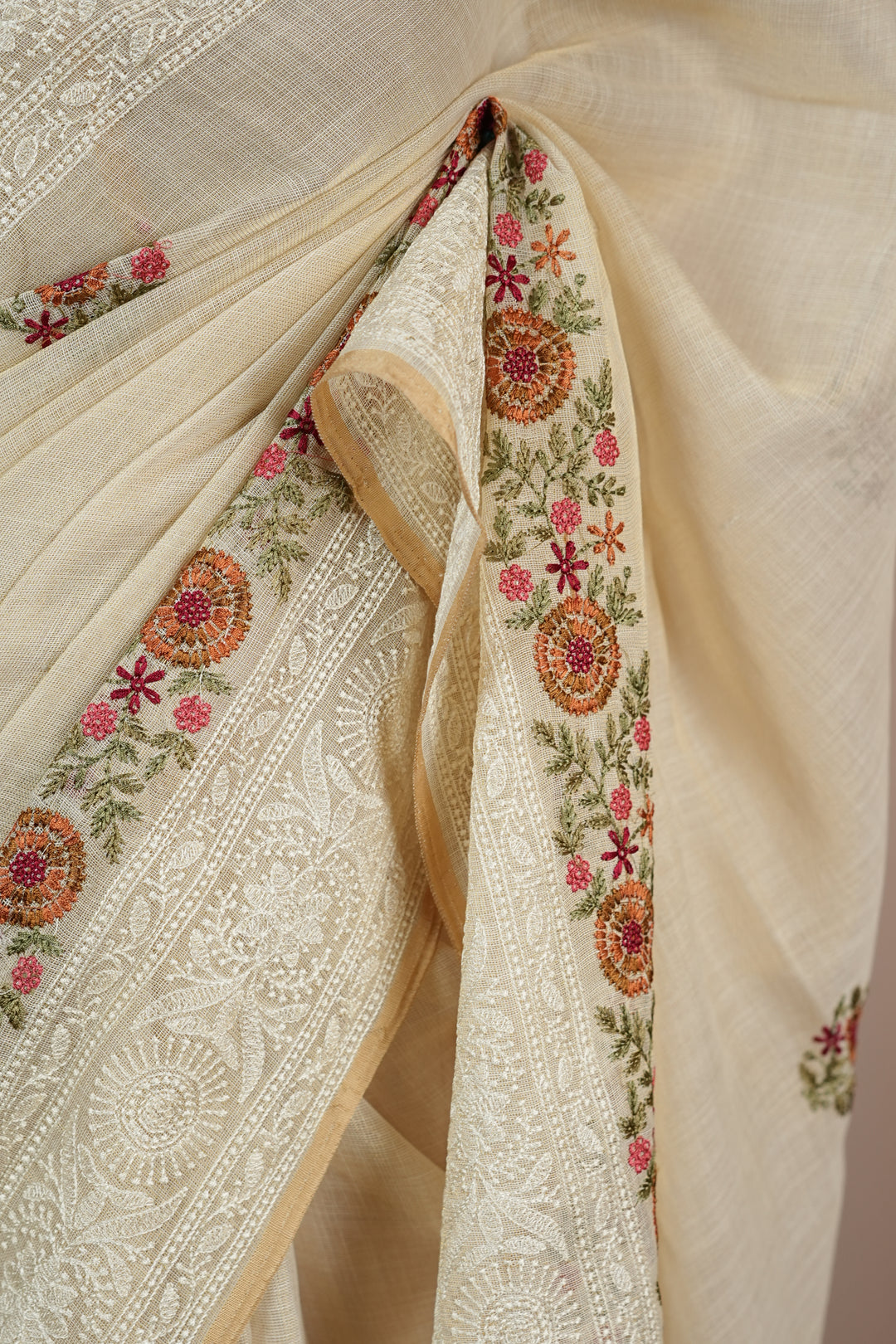 Linen Tissue Saree TSA4762