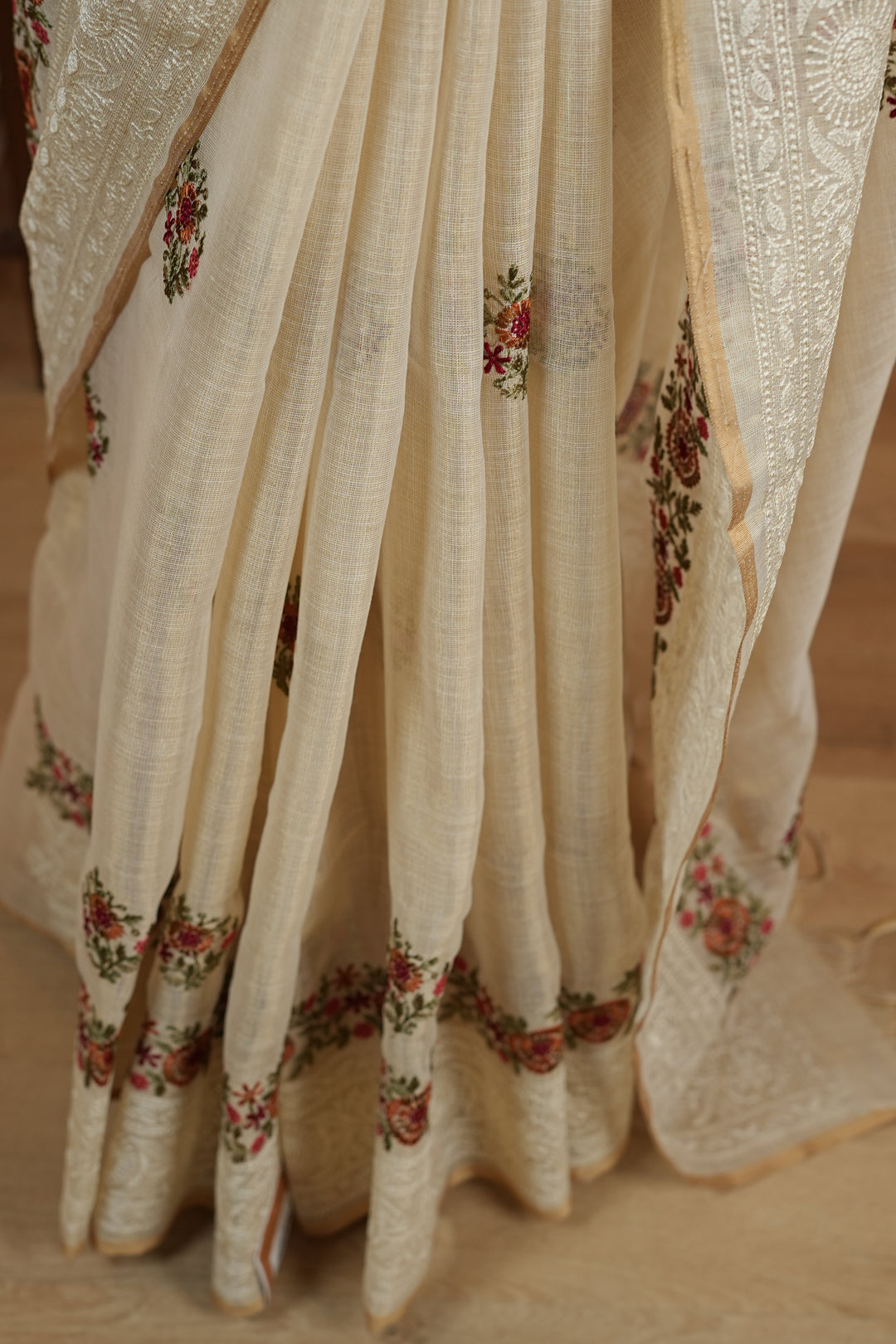 Linen Tissue Saree TSA4762