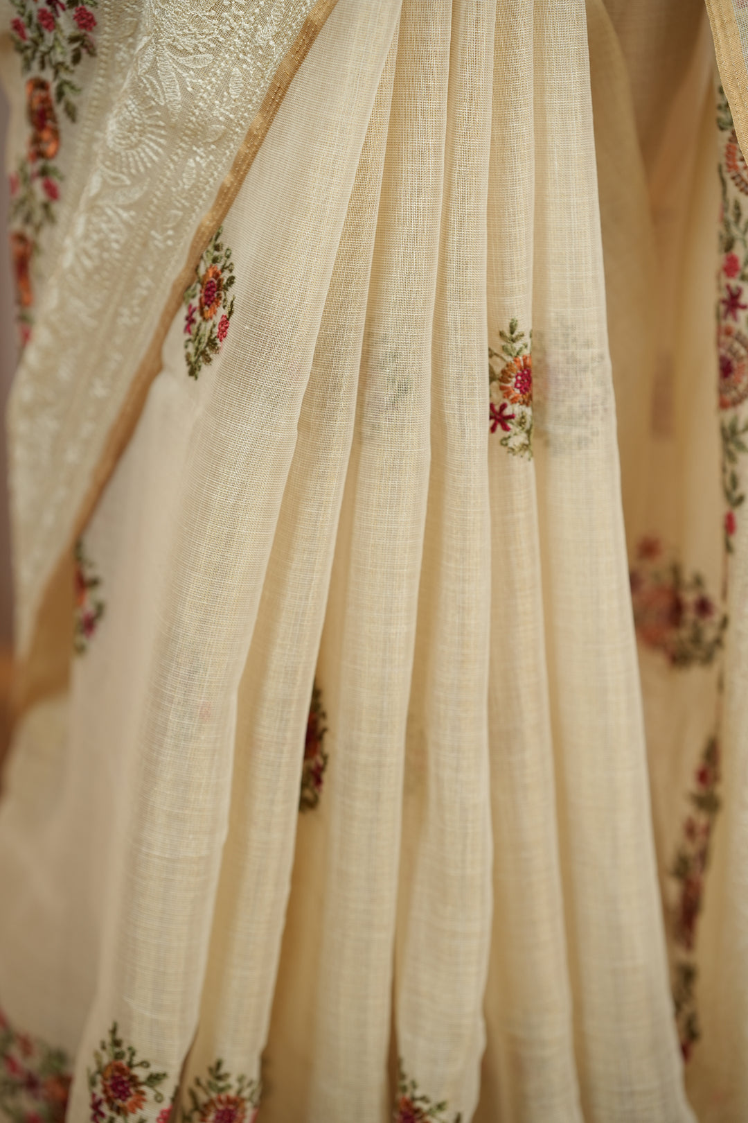 Linen Tissue Saree TSA4762
