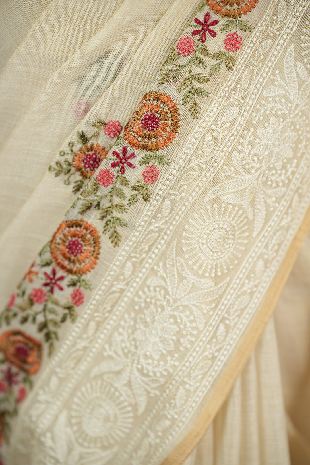 Linen Tissue Saree TSA4762