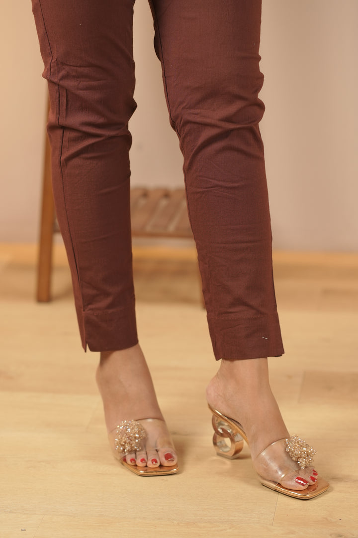 Stright Fit Stretchable Pants TBW0459