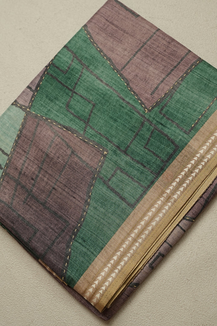 Semi Tussar Saree TSA0124