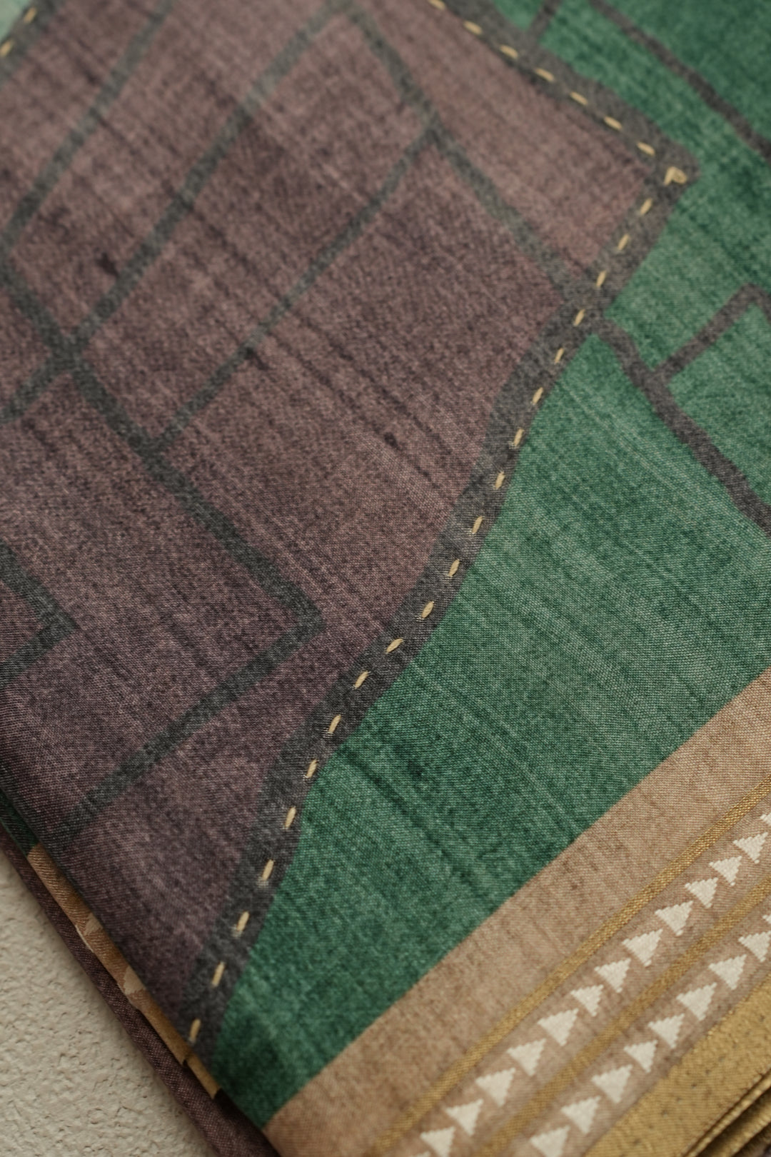 Semi Tussar Saree TSA0124