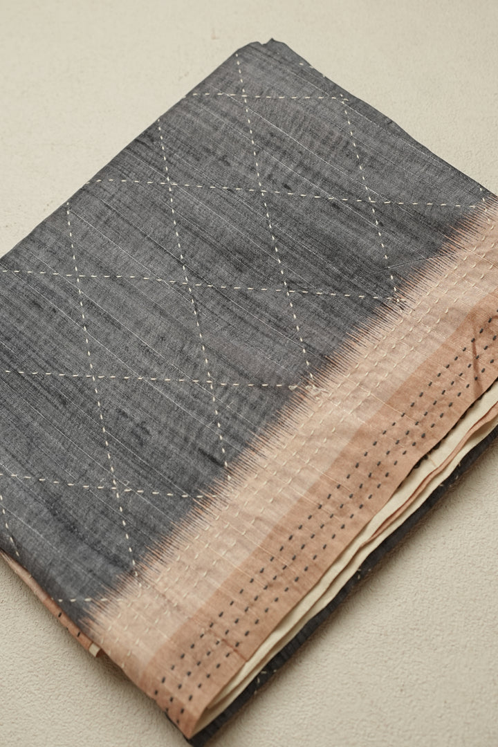 Semi Tussar Saree TSA0115