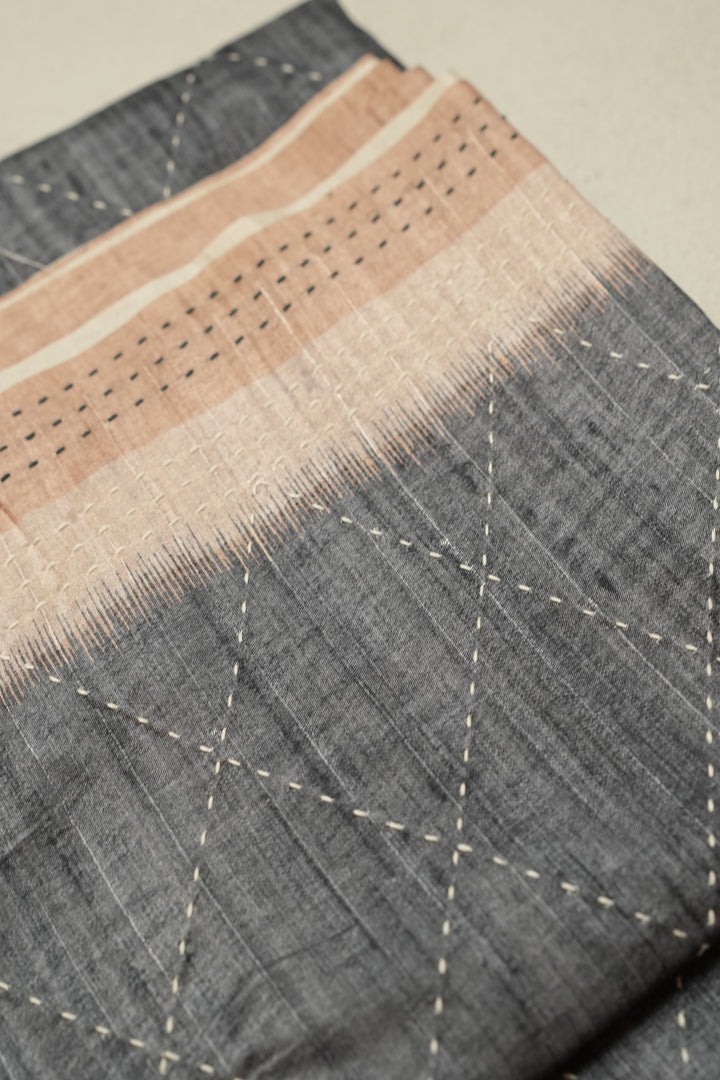 Semi Tussar Saree TSA0115