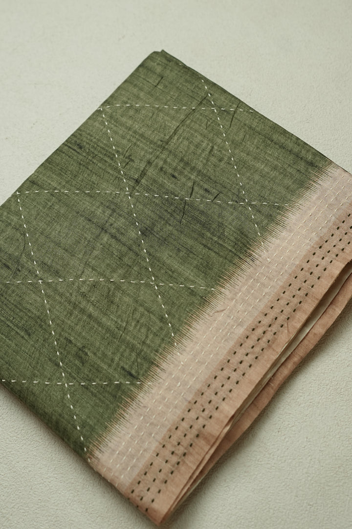 Semi Tussar Saree TSA0117
