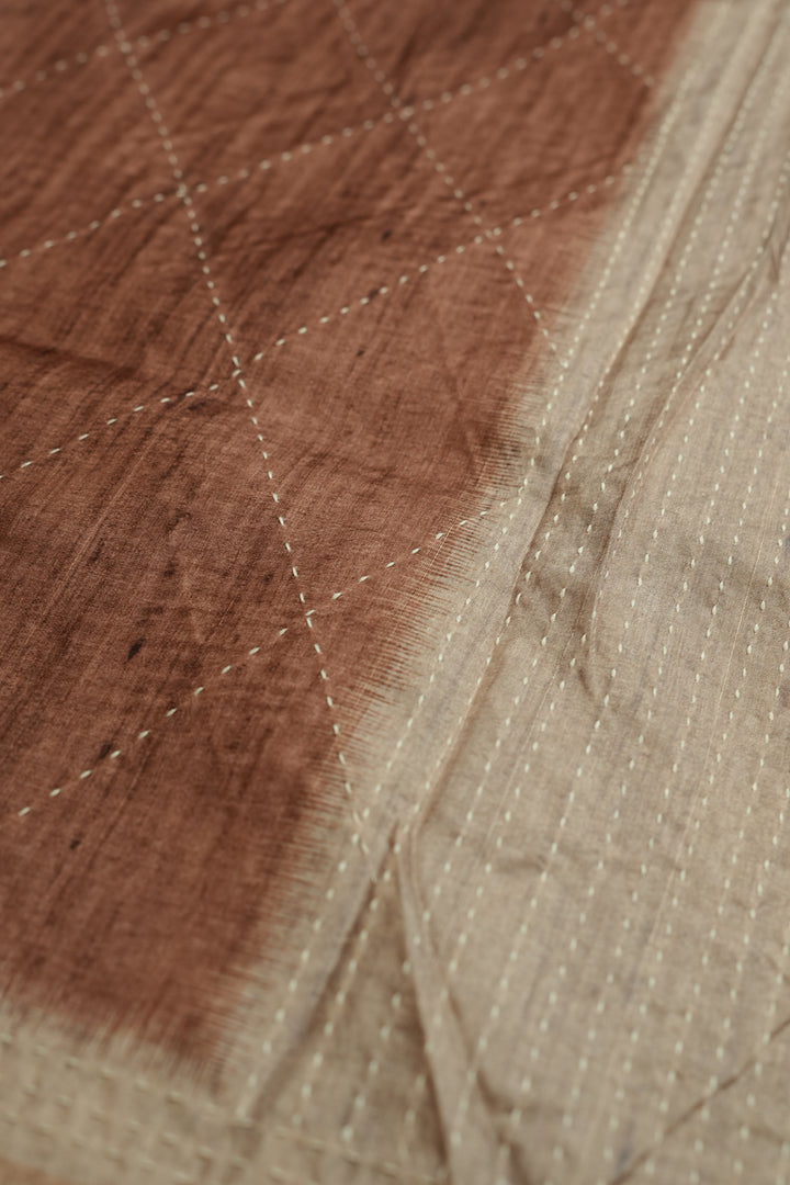 Semi Tussar Saree TSA0118