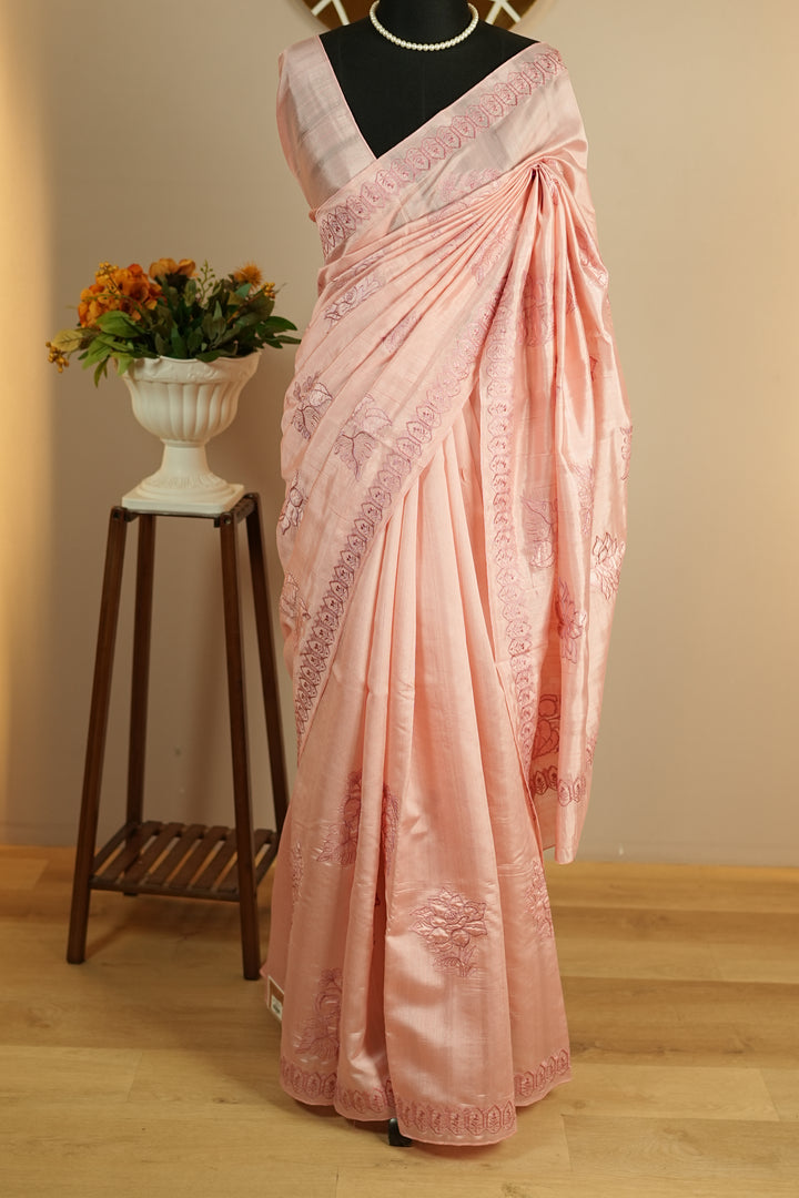 Semi Tussar Saree TSA0123
