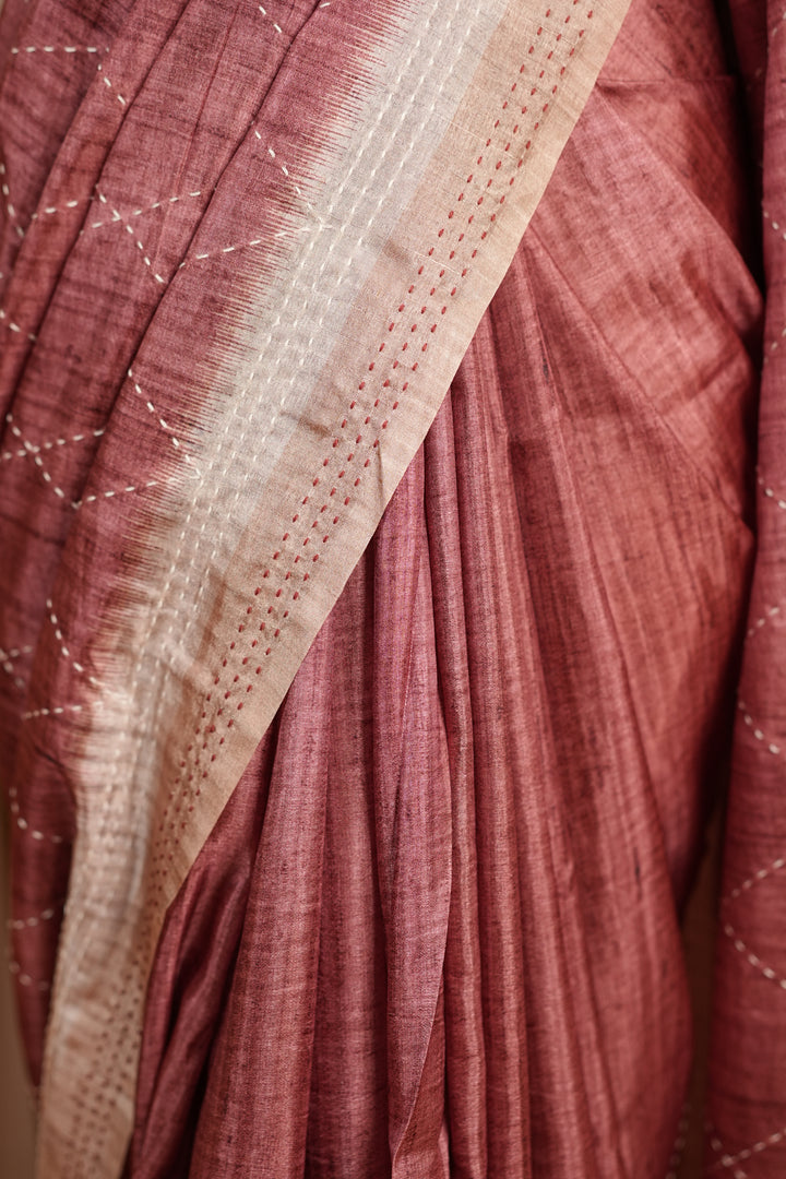 Semi Tussar Saree TSA0119