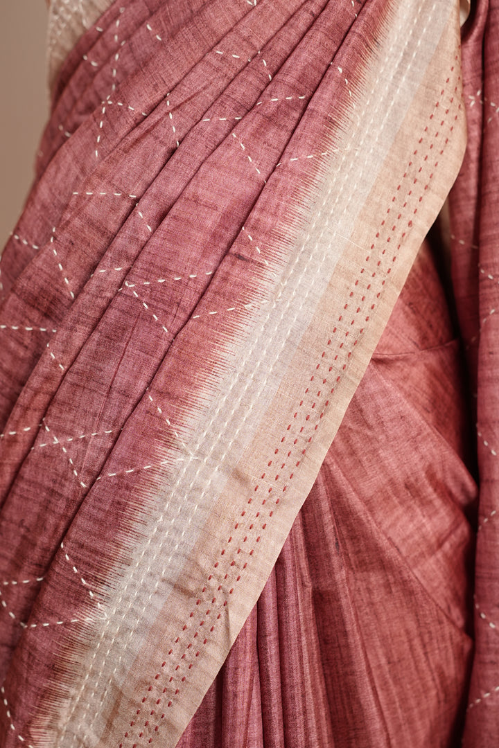 Semi Tussar Saree TSA0119