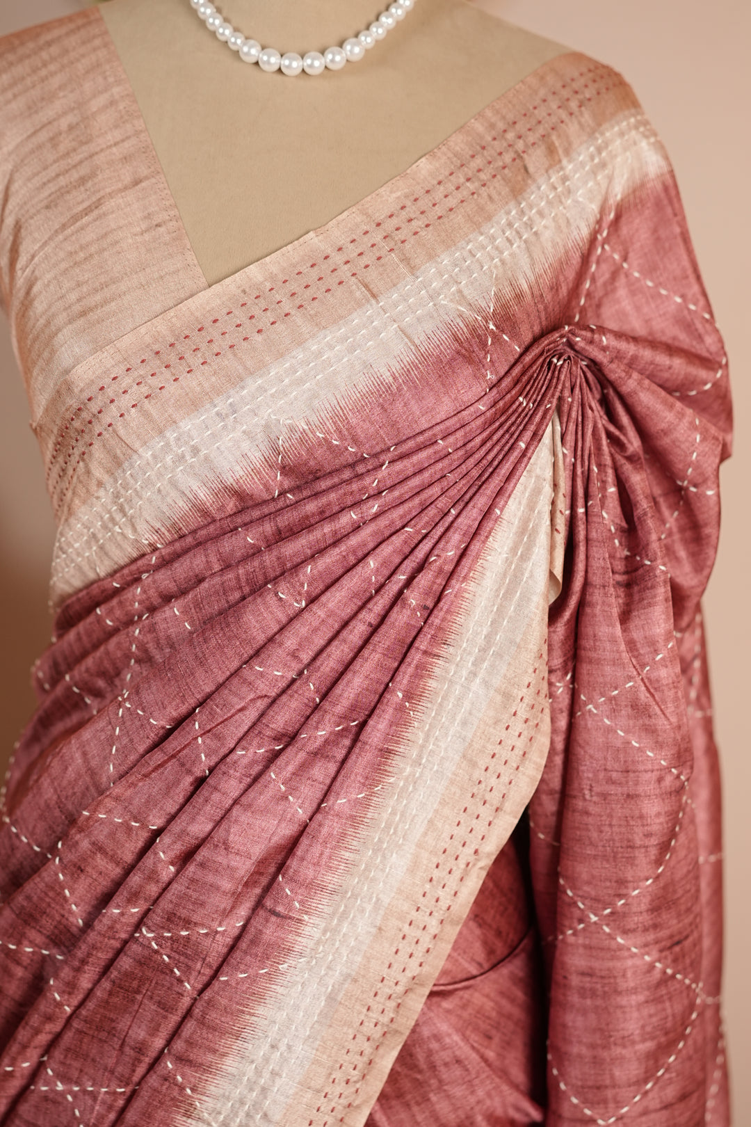 Semi Tussar Saree TSA0119