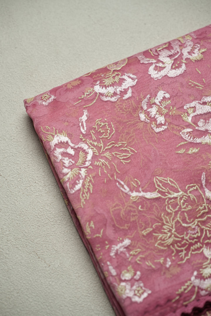 Organza Saree TSA4798 Barbie Pink