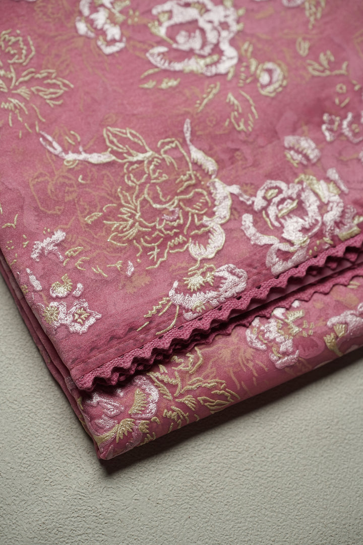 Organza Saree TSA4798 Barbie Pink