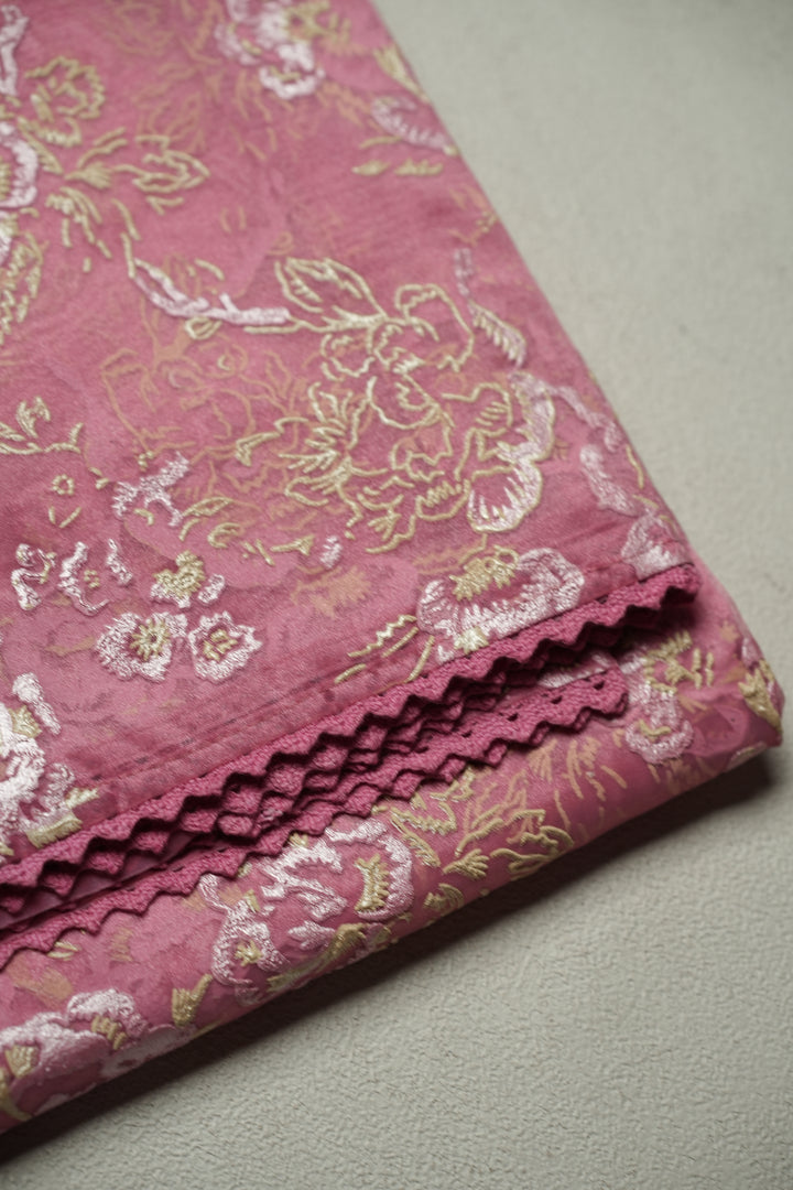 Organza Saree TSA4798 Barbie Pink