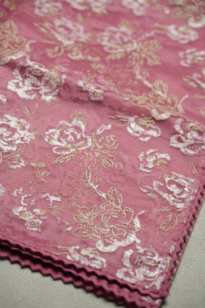 Organza Saree TSA4798 Barbie Pink
