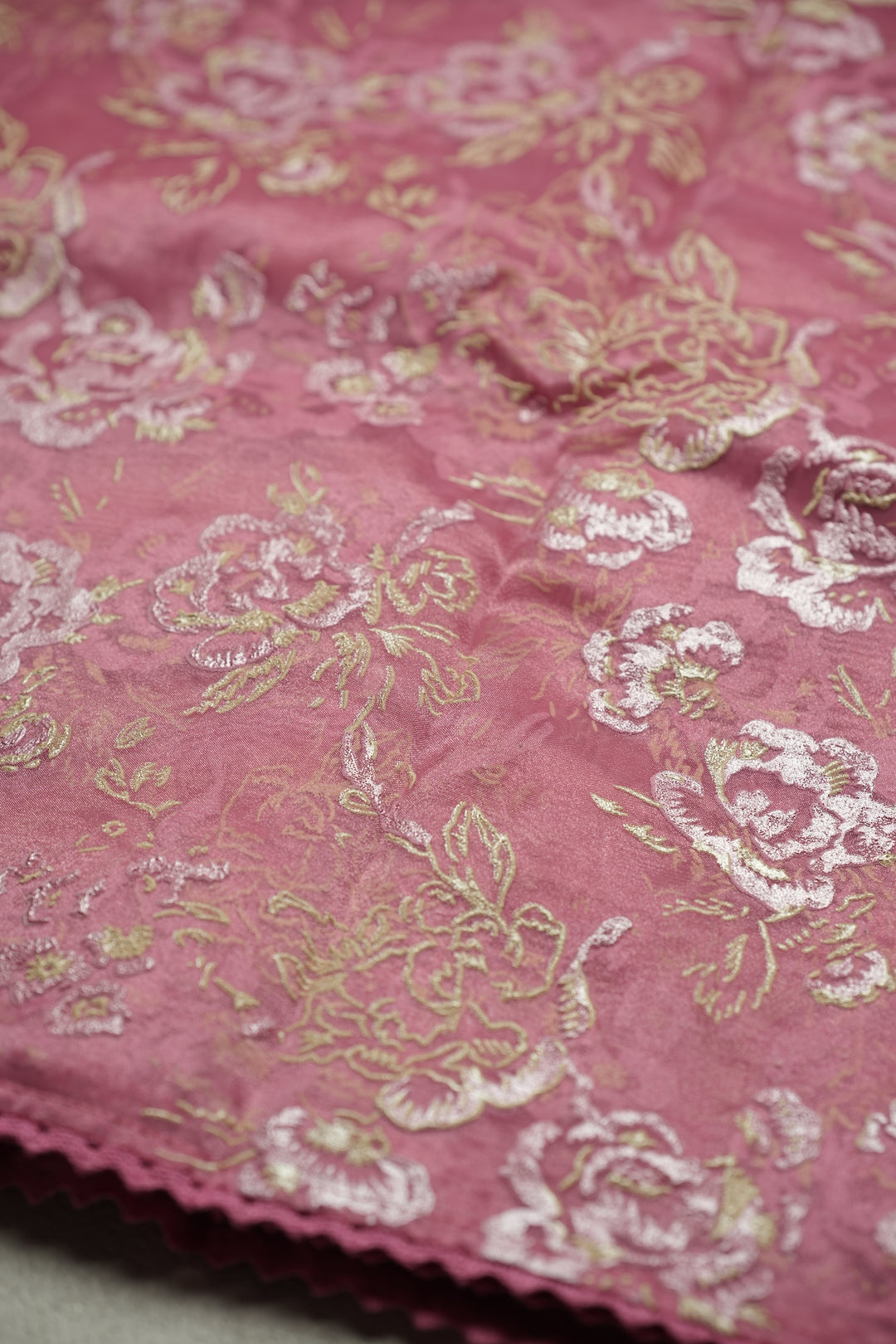 Organza Saree TSA4798 Barbie Pink