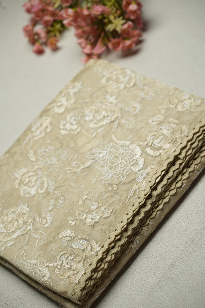 Organza Saree TSA4798 Cream