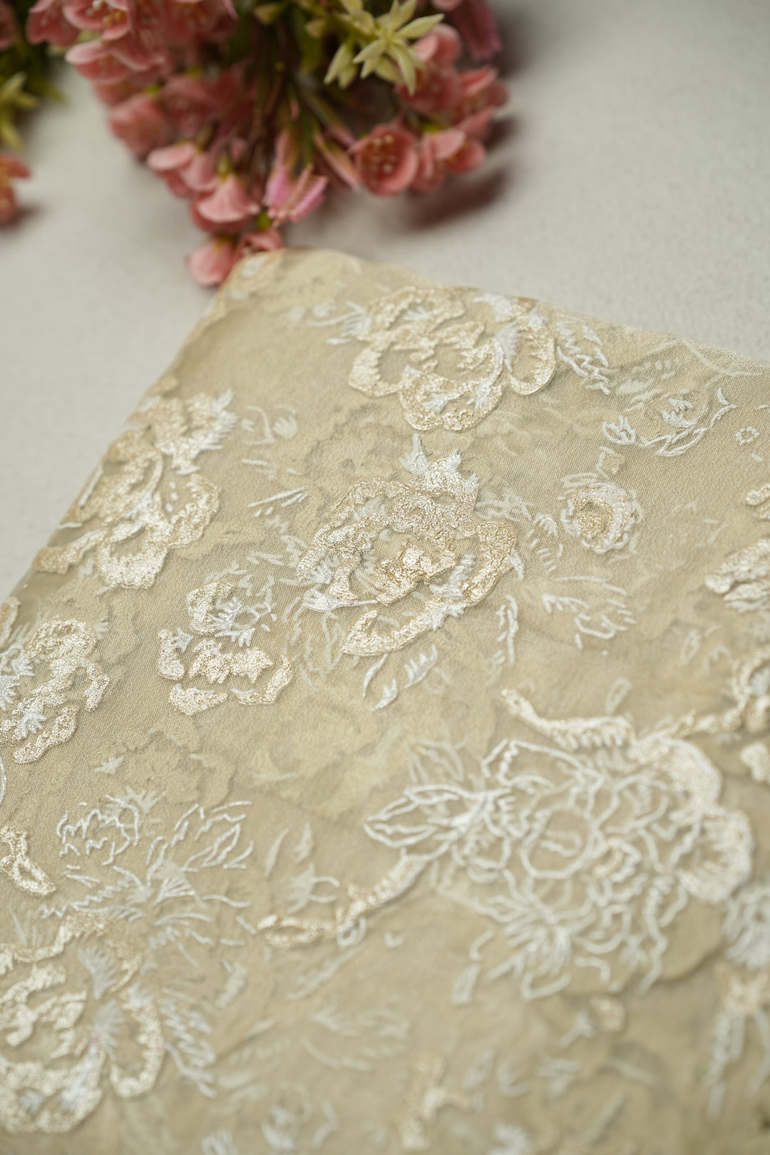 Organza Saree TSA4798 Cream