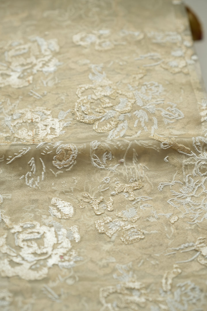 Organza Saree TSA4798 Cream