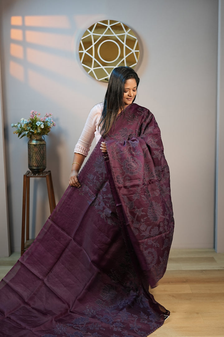Organza Saree TSA4848