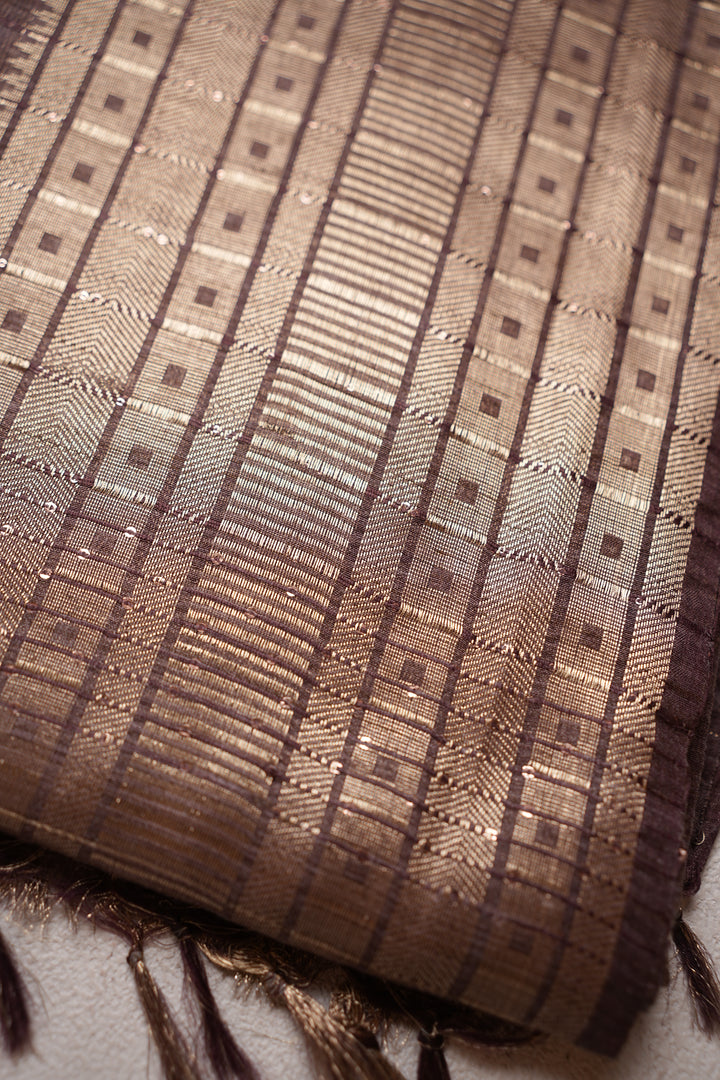 Linen Cotton Saree TSA0241