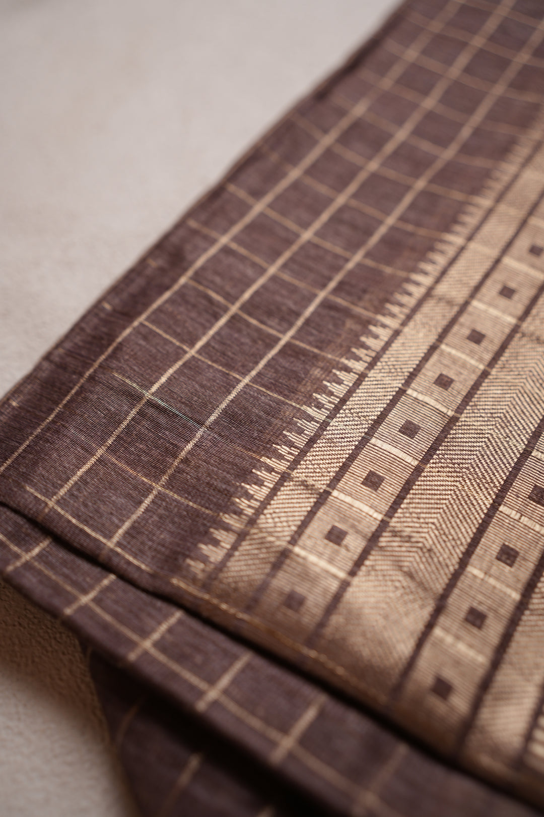 Linen Cotton Saree TSA0241