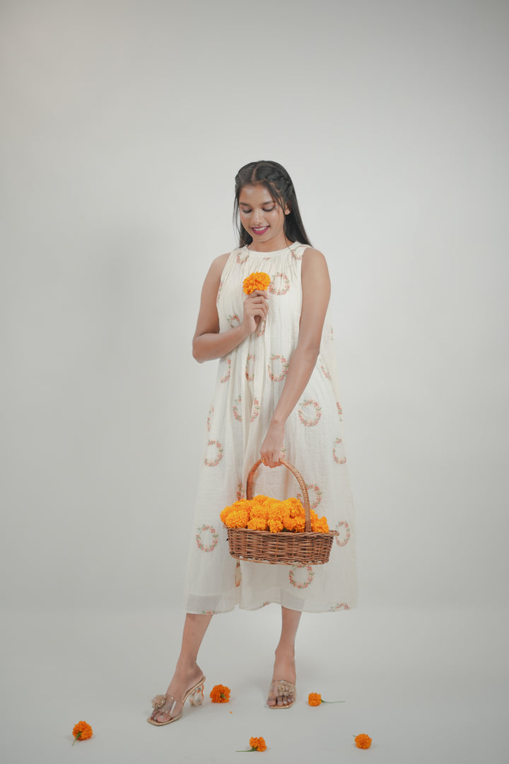 A-Line Gathered Kurta TKT1005