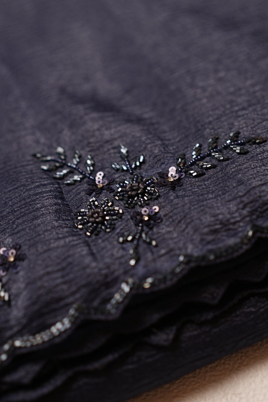 Crushed Tissue Saree TSA4582