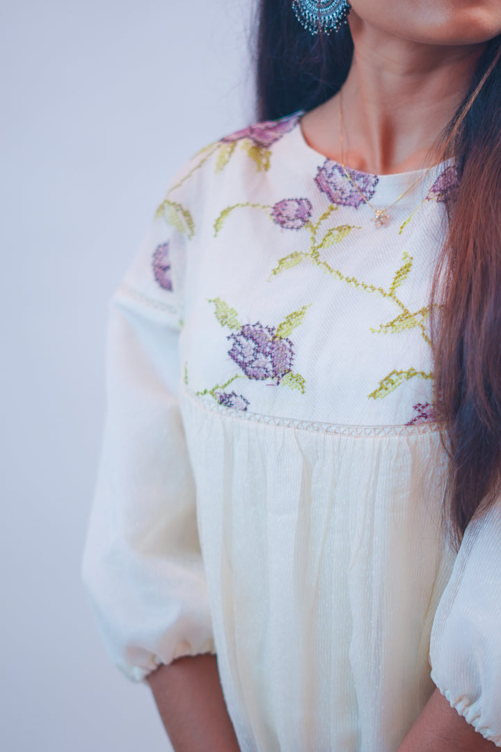 A-Line Gathered Kurta TKT1004