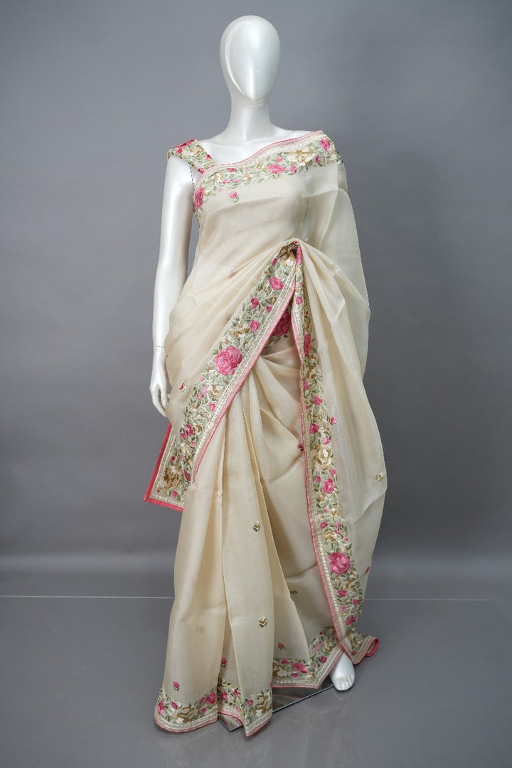 Organza Saree  TSA1423