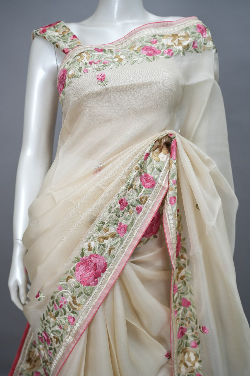 Organza Saree  TSA1423