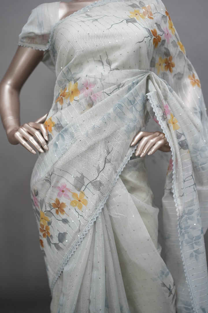 Organza Saree TSA 142