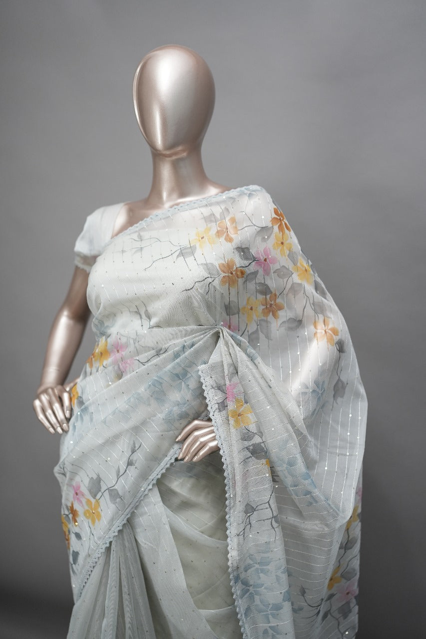 Organza Saree TSA 142