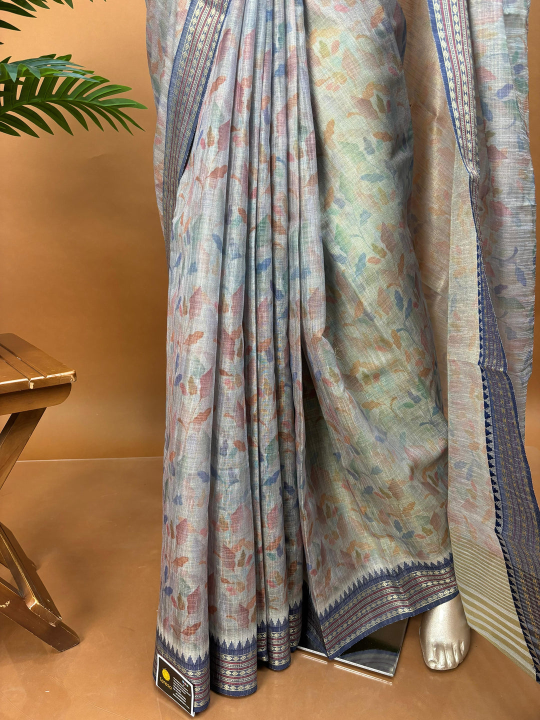 Linen Tissue Saree TSA1447