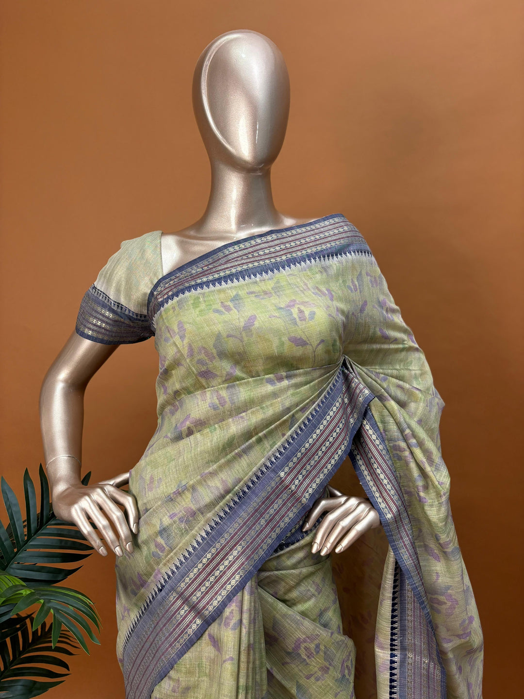 Linen Tissue Saree TSA1447