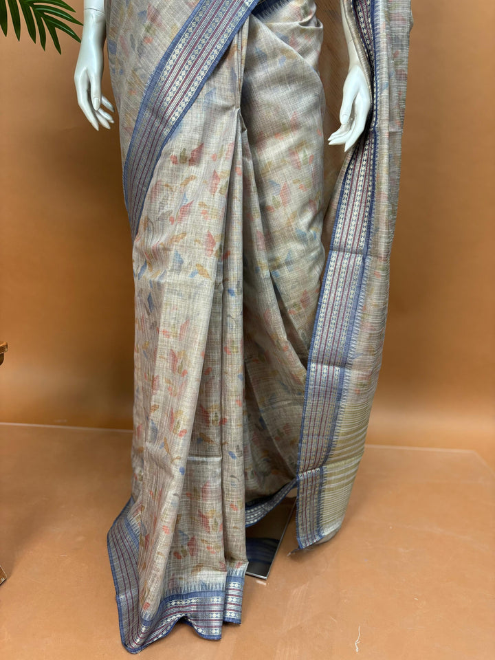 Linen Tissue Saree TSA1447