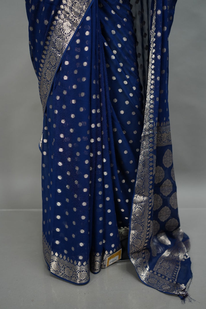 Georgette Banarasi Saree TSA1495