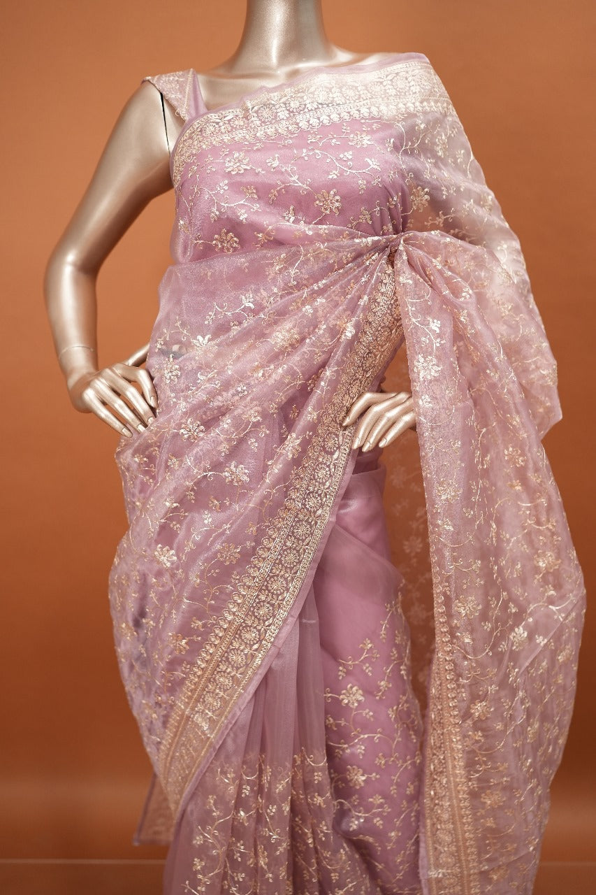 Tissue Organza SareeTSA1480