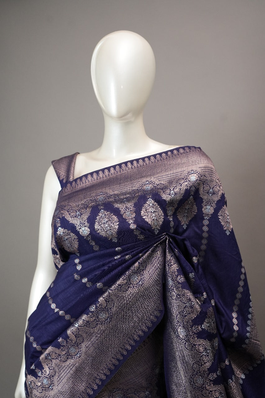 Semi Silk Saree TSA1523