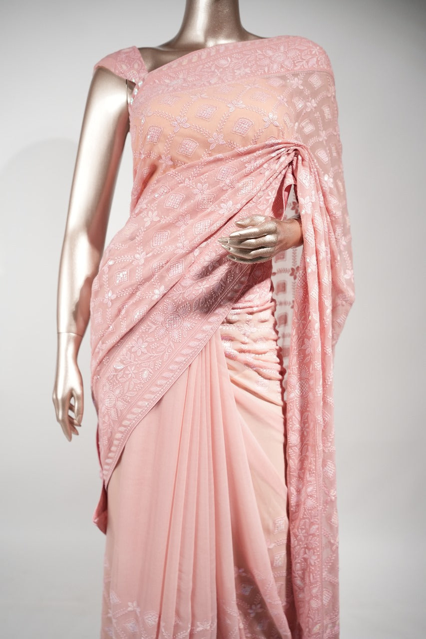 Georgette Saree TSA1524