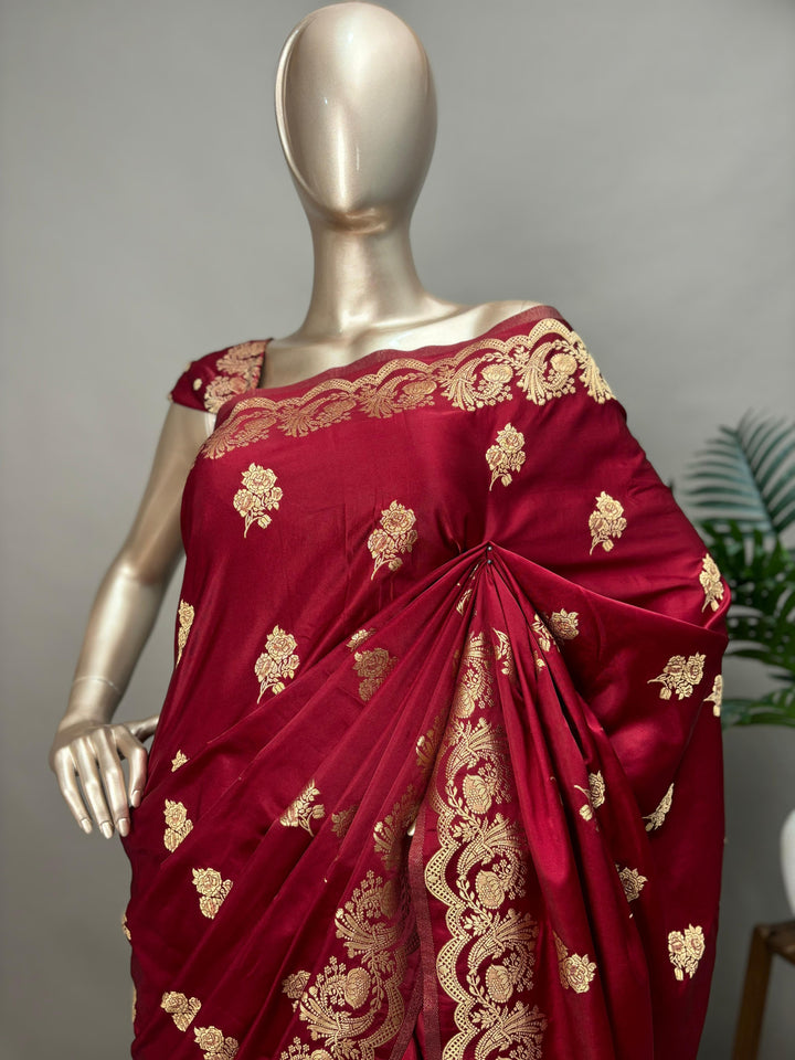 Semi Silk Saree TSA1606