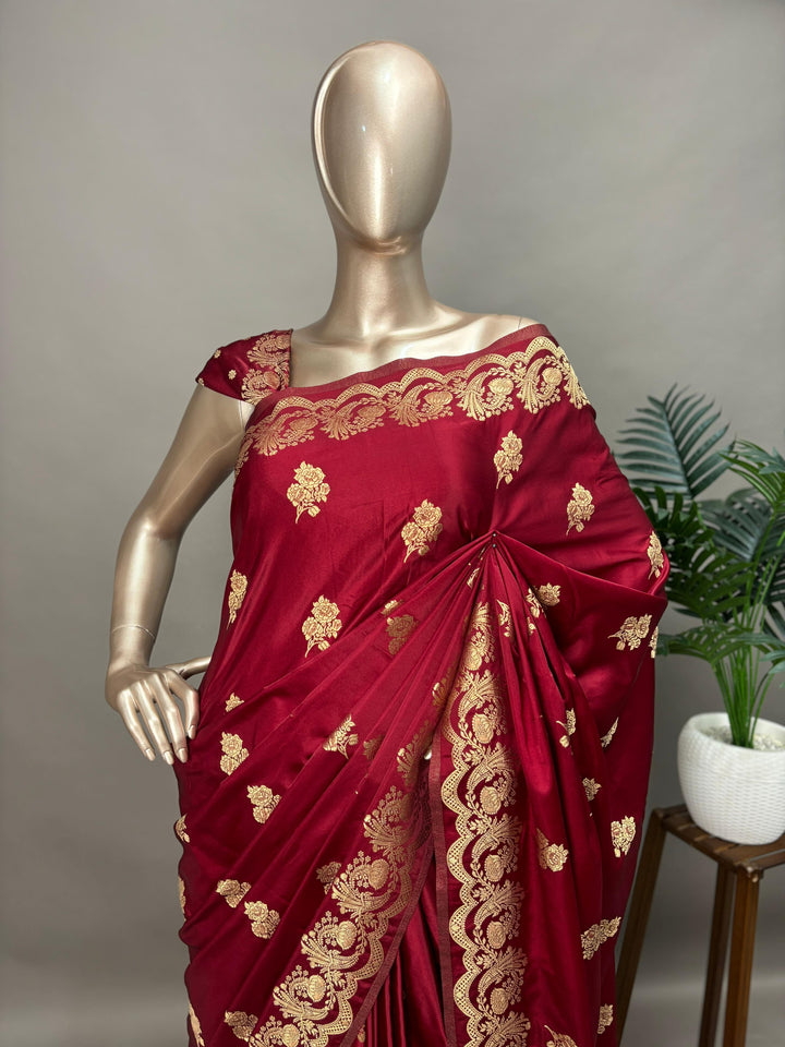 Semi Silk Saree TSA1606