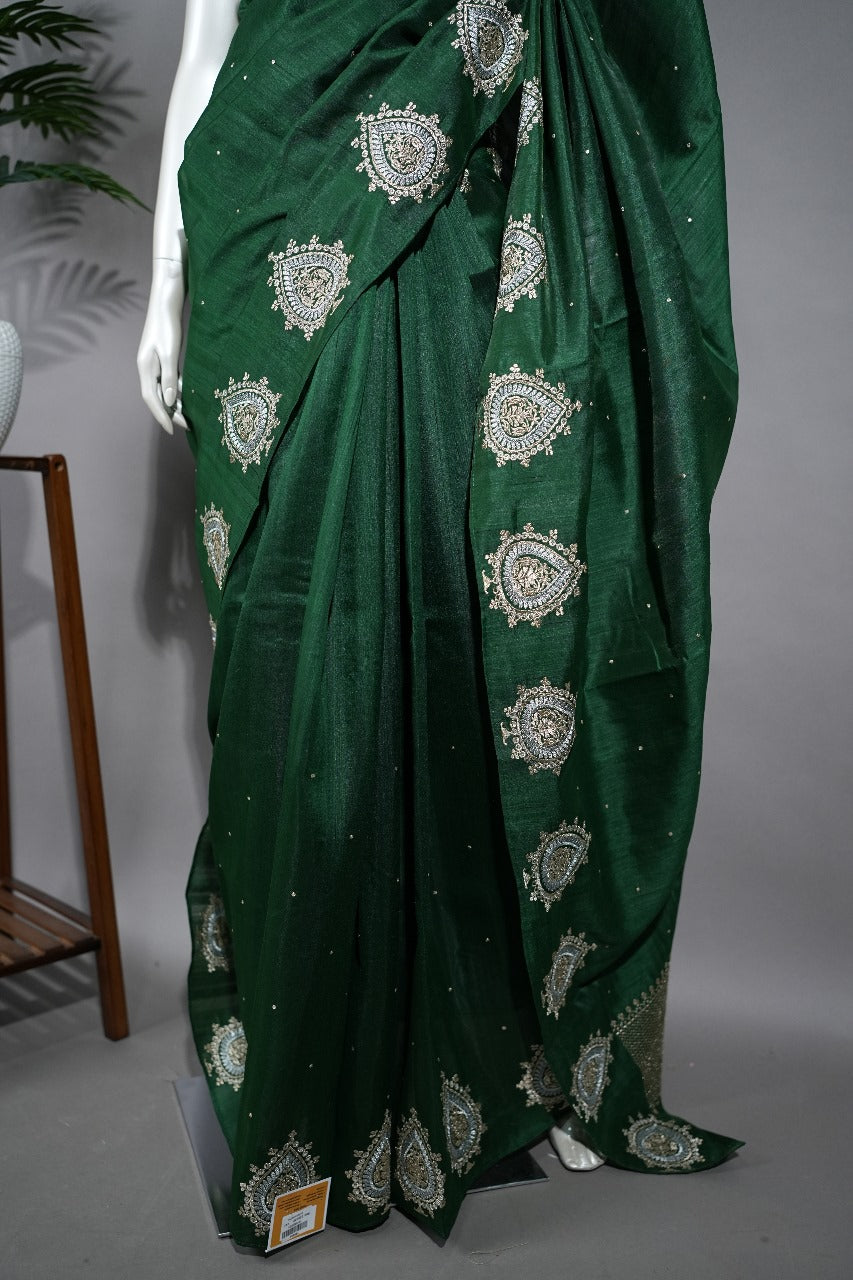 Semi Silk Saree  TSA1703