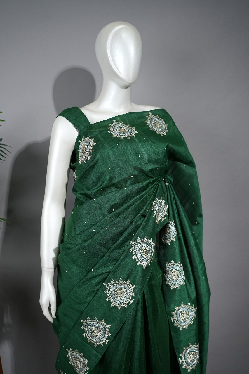 Semi Silk Saree  TSA1703