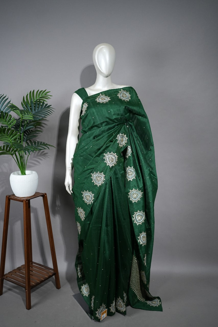 Semi Silk Saree  TSA1703