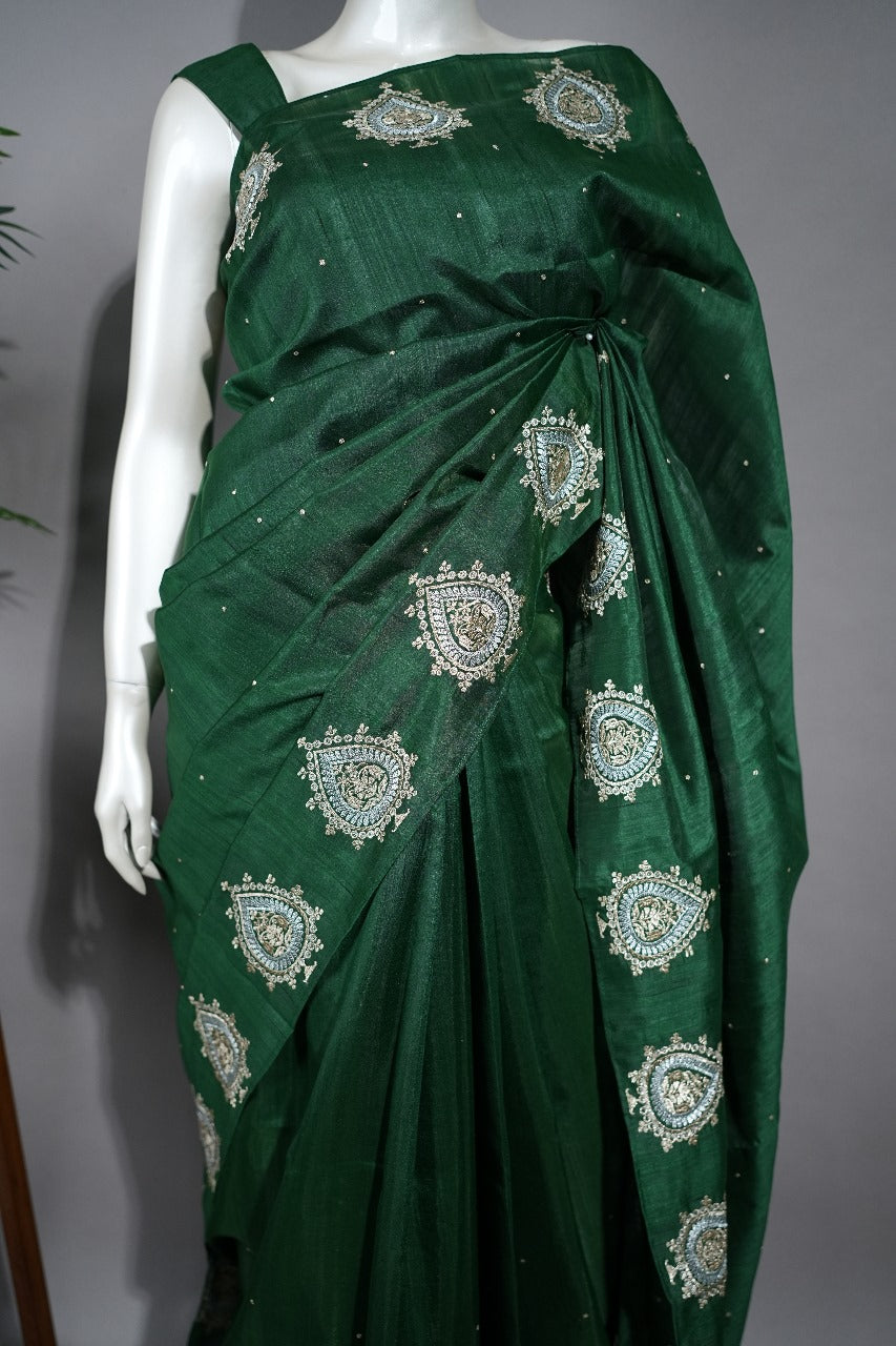 Semi Silk Saree  TSA1703