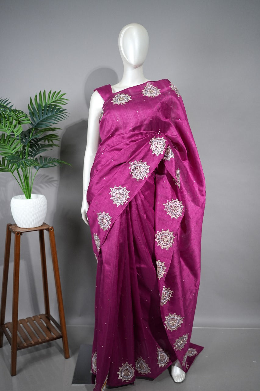 Semi Silk Saree  TSA1703